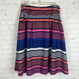 Old Navy Multicolored Striped Midi Skirt Size Small
